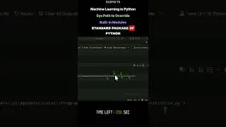 S1 EP10 T9 Машинное обучение на Python Системный путь для переопределения встроенных модулей