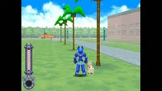 MegaMan Legends - 23 - brown cracked walls