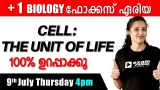 Plus One | Biology Focus Area | Chap-8 | Cell the Unit of Life | Revision | Archana Miss