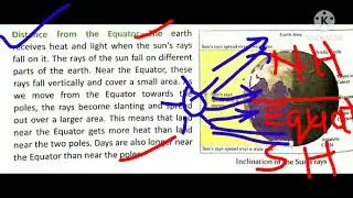 Distance from the Equator & Height from the sea level