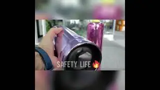 colorful cylinder made of stainless steel