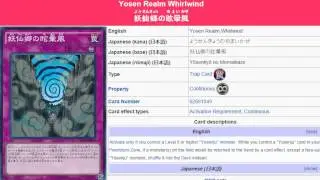 YuGiOh101: Card Review: Yosen Realm Whirlwind