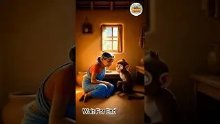 Kind Monkey 🥺#shorts #trendingshorts #viralshorts #explore @KidsDianaShow  #shorts #cartoon