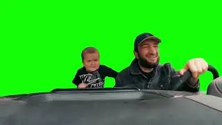 Hasbulla Thrown Out Of Car Window - Green Screen