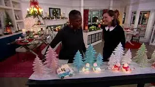 Set of 2 Illuminated Porcelain Cardinals by Valerie on QVC