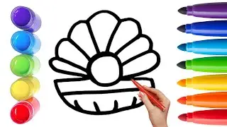 How To Draw cute diamond Drawing, Painting & Coloring For Kids and Toddlers_ Child Art 🐋🌈🎨