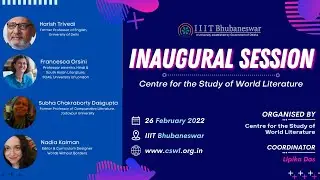 Perspectives on World Literature   Inaugural Session