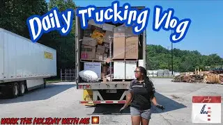 Female Trucker: Working On The 4th Of July | JB Hunt 🚛