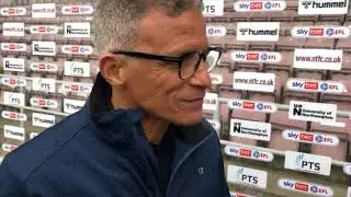 Keith Curle reflects on the visit from Hull City