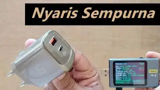Tes GaN Charger Mini Terbaik U1me 33w | Laptop | MiTurbo | SuperCharge | Supervooc | PPS QC AFC SCP