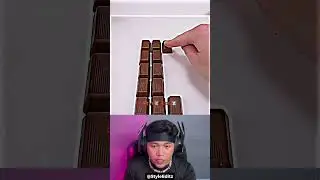 Inilah Ilusi Potong Coklat Paling Nyata 🍫😱 #shorts