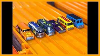 Marvel Real Riders 6 Car RACE & REVIEW - Hot Wheels