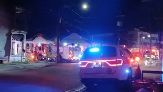 2-Alarm House *FIRE* South Genois Street *CODE 4* Scene Safety.