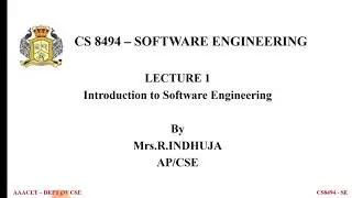 INTRODUCTION TO SOFTWARE ENGINEERING|NEED FOR SOFTWARE ENGINEERING