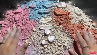 ASMR Best Hypnotic ASMR Powder Play, Powder Waves &mdash; Realistic Chalk & Clay Crumbles&mdash; @TingleCrush