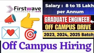 🔥Software Jobs for freshers|Off campus drive for 2025 batch|Hiring for 2024 batch|Jobs in Bangalore