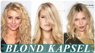 Blond lang haar laagjes