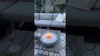 Easy DIY table fireplace🔥 #diy #shorts #tablefire #tischkamin #tischfeuer #terrasse