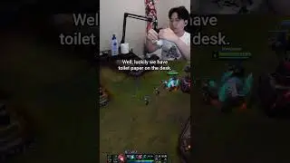 THIS IS WHY TOILET PAPERS ON THE DESK #leaguoflegends #ahri #legitkorea