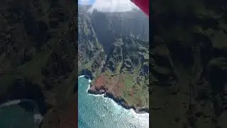 Bird&rsquo;s eye view of Nāpali Coast,Kauai,Hawaii #travel #travelvlog #travelphotography