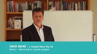 Mentor David Bayne explains the benefits of the Mentoring for Growth program
