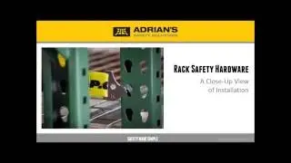 Adrian's Rack Safety Hardware Installation
