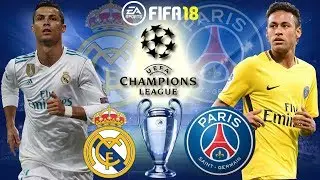 FIFA 18 | Real Madrid vs Paris Saint Germain ( PSG ) |Champions League 2017/18 | Prediction Gameplay