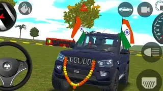 Dj Remix song Car Simulator 3d Mahindra Black Scorpio Speed Driving Indian Car Simulator 