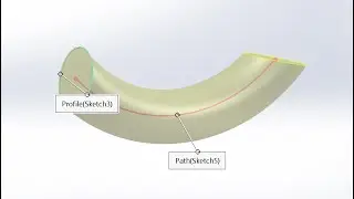 SolidWorks Tutorial | Swept Boss/Base