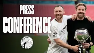 Rob Elliot & Louis Storey are here to STAY as managerial team! 🙌 | PRESS CONFERENCE