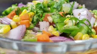 American Corn Salad| Healthy Tasty  Corn Salad| How To  Make Fresh  Sweet Corn Salad