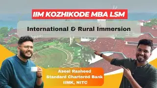 IIM Kozhikode PGP in Liberal Studies & Management Ft. Aseel | Honest Review | Placements | Campus
