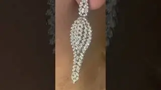 ЗОЛОТЫЕ СЕРЬГИ 750 &laquo;PHOENIX&raquo; С ПРИРОДНЫМИ БРИЛЛИАНТАМИ ВЫСОКОЙ КАРАТНОСТИ &laquo;LIVE VIDEO&raquo;‼️