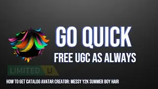 How to get Catalog Avatar Creator: Messy Y2K Summer Boy Hair