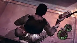 RE5 Project Brutality mod Chapters 2~1 & 2~2 Veteran Difficulty ~ Josh & Sheva Militia
