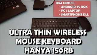 Wireless Mouse Keyboard Murah Hanya 150rb Saja | Bisa Untuk Android TV Box DLL