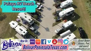 Palapa RV Beach Resort, Crystal Beach, Texas  Your Fall & Winter Vacation Destination.