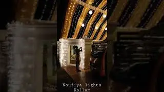 Kerala wedding light work#decoration #light #creative #keralamuslimwedding2022 #art