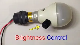 How to make LED bulb Dimmable (Hindi)| LED bulb brightness control | Free Circuit Lab