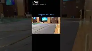 Serpent X20 mini mid motor 5:5 test run