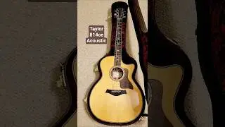 Taylor 814ce Acoustic by @taylorguitars #acousticguitar #edsheeren #taylorswift #fyp #musician