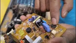 Split AC ka PCB plata ki wiring karke chalana Anshu care technical institute Gorakhpur