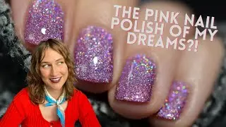 My dreams are made of this pink holo nail polish | May 2021 HHC Live Swatch