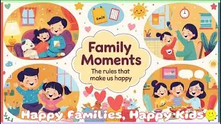 Family Moments &ndash; A Story About Love, Rules & Growing Up Happy | Learning Moments for Happy Kids