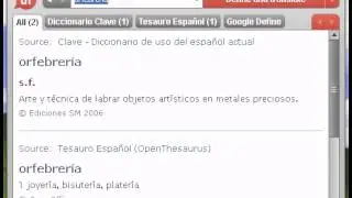 Definici&oacute;n de orfebrer&iacute;a