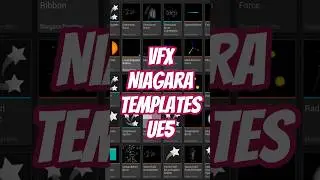 Tipos de Efeitos (VFX) Templates Unreal Engine 5 Niagara #unrealengine #ue5 #unity #godot #gamedev