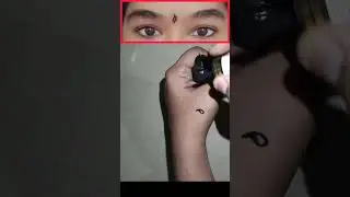 Eyelinerbindi design-24 #eyelinerbindi #bindi #eyelinertrick #designerbindi #bindiart #eyelinerhack