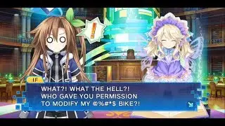 Superdimension Neptune VS Sega Hard Girls | Histy Messed With IF's Bike
