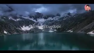Aerial View of Katora Lake, Jahazbanda, Kumrat Valley