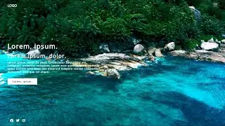 How to create a website using HTML and CSS | Video Background Landing Page